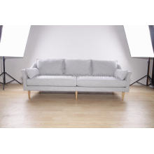 Modernes 3-Sitzer-Sofa aus Stoff